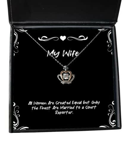 fancy wife gifts all women are created equal but only the finest are inspirational holiday crown pendant necklace from wife unique wife gifts unique gifts for wife best wife gifts cool wife