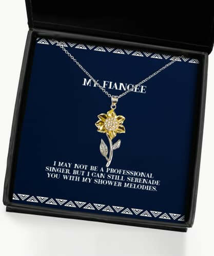 inspire fiancee gifts i may not be a professional singer but i can still unique holiday sunflower pendant necklace gifts for