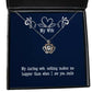 cute wife crown pendant necklace my darling wife nothing makes me happier than for wife present from husband jewelry for wife