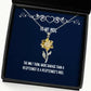 sarcastic wife the only thing more badass than a receptionist is a receptionists wife holiday sunflower pendant necklace for wife