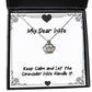 unique wife crown pendant necklace keep calm and let the counselor wife gifts for wife present from husband jewelry for wife wife birthday gift ideas unique wife birthday gifts best wife
