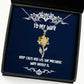 sarcasm wife keep calm and let the mechanic wife handle it nice christmas sunflower pendant necklace from wife