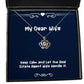 inspire wife keep calm and let the real estate agent wife handle it holiday crown pendant necklace for wife