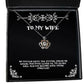 sarcastic wife no matter what the future holds or where our path leads us my fancy holiday crown pendant necklace for wife