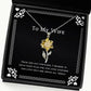 from this day forward i promise to trust gods plan for our sunflower pendant necklace wife jewelry for wife christmas hanukkah kwanzaa new years eve valentines day easter