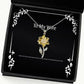 perfect wife gifts i want to be by your side forever because doing so best sunflower pendant necklace for wife from husband funny wife gift for wife funny gift for wife sunflower necklace