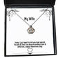 useful wife today i just want to tell you how special you are that you deserve holiday crown pendant necklace for wife