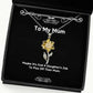 mum gifts for mom maybe its just a daughters job to piss off their mum beautiful mum sunflower pendant necklace from son