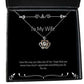 i love the way you take care of me i hope that you know how much crown pendant necklace wife present from husband unique jewelry for wife