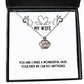 wife for wife you and i make a wonderful pair together we can do anything unique wife crown pendant necklace jewelry from husband