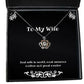 funny wife best wife in world most awesome mother and great mentor sarcasm holiday crown pendant necklace from wife