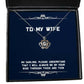 fancy wife crown pendant necklace my darling please understand that i will always be by your present for wife funny from husband