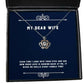 useful wife each time i look into your eyes and see how much love is shining back at me wife crown pendant necklace from husband