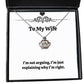 useful wife crown pendant necklace im not arguing im just explaining why im right love gifts for wife christmas new years valentines day easter mothers day fathers day
