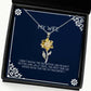 love wife i didnt know the definition like peanut butter and jelly until the holiday sunflower pendant necklace for wife