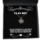 wife for wife you are as beautiful as a rose and as gentle as a dove so funny wife crown pendant necklace jewelry from husband