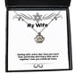 darling wife every day i love you more than yesterday and every time were wife crown pendant necklace love wife jewelry for wife