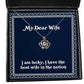 i am lucky i have the best wife in the nation crown pendant necklace wife present from husband useful jewelry for wife