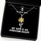 unique idea wife sunflower pendant necklace my wife is an awesome bailiff present for nice gifts from husband