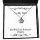 unique idea wife gifts my wife is an awesome umpire cute crown pendant necklace for from husband wedding gifts wedding gifts for her gifts for wife