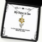 perfect sister in law gifts im the crazy sister in law everyone warned you fancy christmas sunflower pendant necklace from big sister