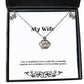 i am so grateful to have a wife who constantly crown pendant necklace wife present from husband fancy jewelry for wife funny crown pendant necklace gift funny crown pendant necklace funny
