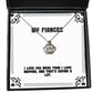 sarcastic fiancee crown pendant necklace i love you more than i love napping and thats saying present for gag gifts from gifts for fiancee gift ideas for fiancee what to get my fiancee