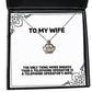 useful wife crown pendant necklace the only thing more badass than a telephone for wife present from husband jewelry for wife