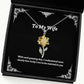 cool wife sunflower pendant necklace with each passing day i understand more clearly how present for wife inspire from husband