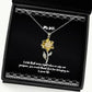 motivational wife i wish that every night when we say our prayers you would thank god christmas sunflower pendant necklace for wife