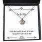 i wish that i could be the only guy to make you laugh every time crown pendant necklace wife present from husband funny jewelry for wife