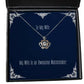 funny wife my wife is an awesome watchmaker wife crown pendant necklace from husband