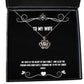 fun wife gifts my wife is the heart of our family and also the person sarcasm birthday crown pendant necklace gifts for wife unique wife gifts unusual wife gifts best wife gifts cool wife