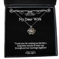 sarcasm wife gifts thank you for making me feel like a king every minute of every day birthday crown pendant necklace for wife spouse girlfriend husband boyfriend significant other