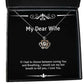 sarcastic wife if i had to choose between loving you and breathing i would use epic holiday crown pendant necklace for wife