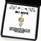 unique wife gifts i asked my wife for a little help around the useful birthday sunflower pendant necklace gifts for wife spouse girlfriend husband boyfriend significant other