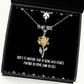 heres to another year of being each others sunflower pendant necklace wife present from husband gag jewelry for wife gift