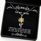 i wish that i could be the first to tuck you in each night and the last one sunflower pendant necklace wife jewelry sarcasm for wife