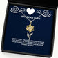gag wife i wish that you could always have the strength to never give up and face every wife sunflower pendant necklace from husband