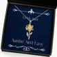 epic aunt gifts auntin aint easy inspirational sunflower pendant necklace for from niece