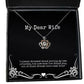 unique wife i always dreamed about having my own princess but now that ive reusable crown pendant necklace for wife from husband