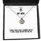 special wife crown pendant necklace i wish i could catch a rainbow and put it into a present for wife fancy gifts from husband christmas hanukkah kwanzaa new years eve valentines day