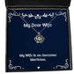 my wife is an awesome mortician wife crown pendant necklace love wife gifts jewelry for