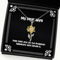 unique wife keep calm and let the physician assistant wife handle it unique idea christmas sunflower pendant necklace from wife