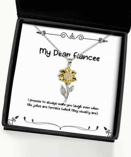 fiancee gifts for i promise to always make you laugh even when the cheap fiancee sunflower pendant necklace jewelry from funny fiancee gift funny engagement gift funny wedding gift