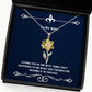 unique wife loving you is the best thing that happened to me in my life thanks for holiday sunflower pendant necklace for wife