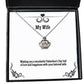 cute wife wishing you a wonderful valentines day full of love and happiness best holiday crown pendant necklace for wife