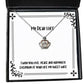 inappropriate wife crown pendant necklace i wish you love peace and happiness everyday of your life love for wife christmas