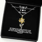 reusable wife my night is complete if i can crawl into bed next to you my day fun holiday sunflower pendant necklace for wife