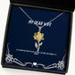 inspire wife sunflower pendant necklace all women are created equal but only the finest are unique idea for wife holiday
